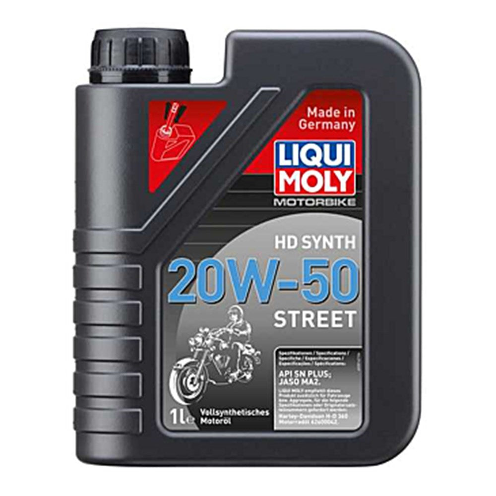 Liqui Moly 4T Full Synthetic H-D 20W-50 Street Engine Oil 1L