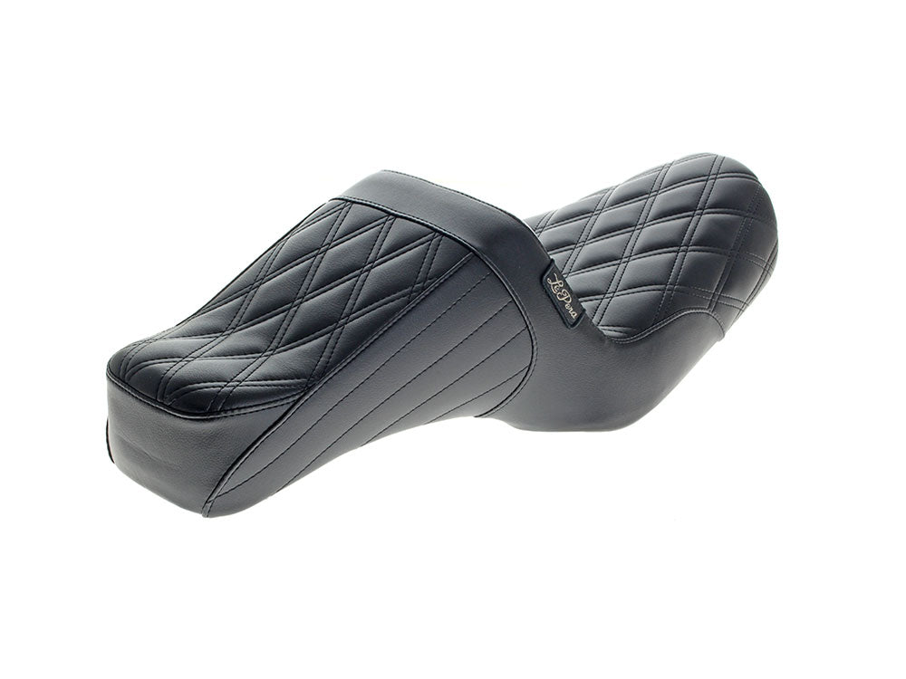 LePera Seats LP-L-586DD TailWhip Dual Seat Double Diamond Stitch for Sportster 82-03