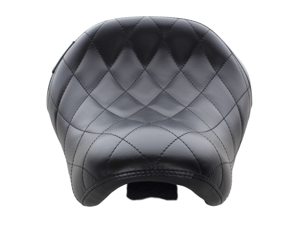 LePera Seats LP-LF-006DM Bare Bones Solo Seat w/Diamond Stitch for Sportster 04-06 & 10-21 w/3.3 Gallon Fuel Tank