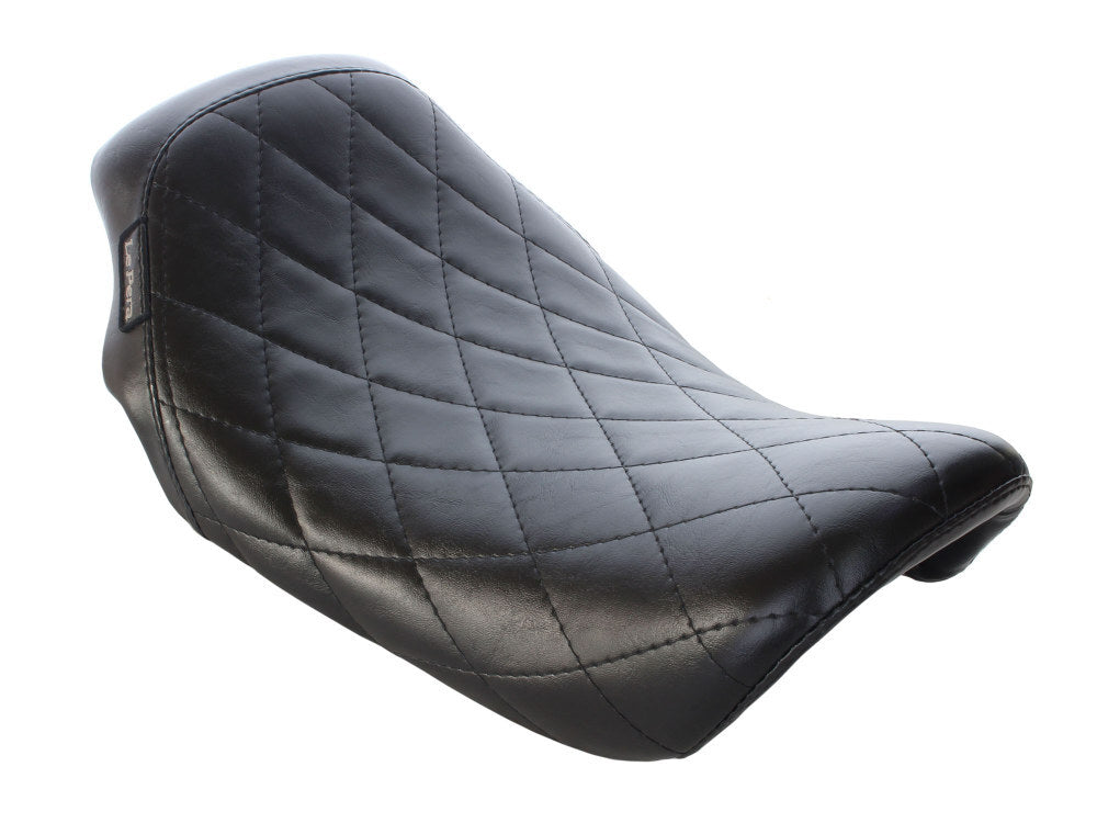 LePera Seats LP-LK-001DM Bare Bones Solo Seat w/Diamond Stitch for Dyna 06-17