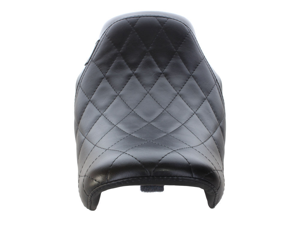 LePera Seats LP-LK-001DM Bare Bones Solo Seat w/Diamond Stitch for Dyna 06-17