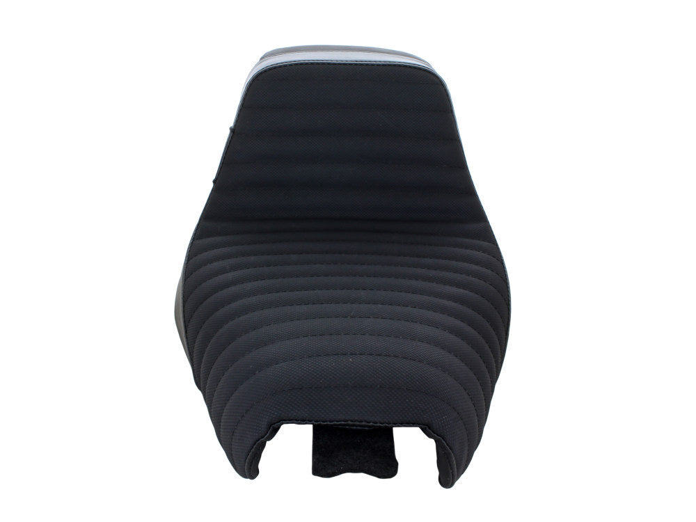 LePera Seats LP-LK-596PTGP Kickflip Dual Seat w/Pleated Gripper Tape for Sportster 04-06 & 10-21 w/either 3.3 or 4.5 Gallon Tank