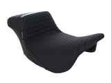 LePera Seats LP-LK-597PTGP Kickflip Dual Seat w/Pleated Gripper Tape for Touring 08-23