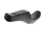 LePera LP-LKU-581DD TailWhip Up Front Reduced Reach Dual Seat w/Black Double Diamond Stitch for Harley-Davidson Dyna 06-17