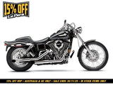 LePera LP-LN-510 Daytona Sport Dual Seat Smooth for Harley-Davidson Dyna 96-03