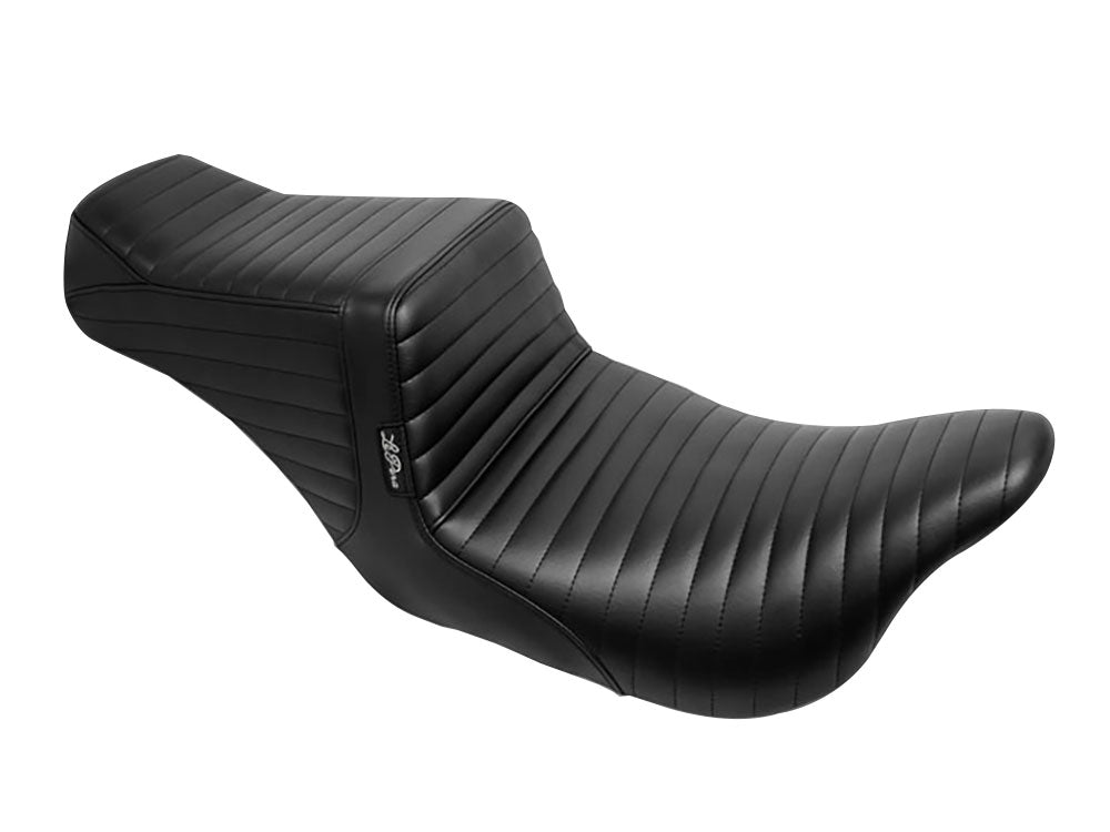 LePera Seats LP-LV-587PT TailWhip Dual Seat w/Pleated Stitch for CVO Touring 23-Up/Street Glide/Road Glide 24-Up