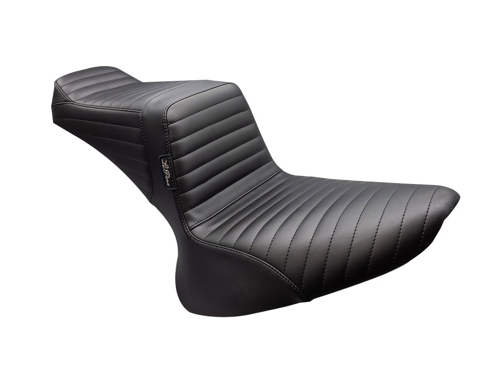 LePera Seats LP-LX-580PT TailWhip Dual Seat w/Pleated Stitch for Softail 00-17 w/130 or 150 OEM Rear Tyre