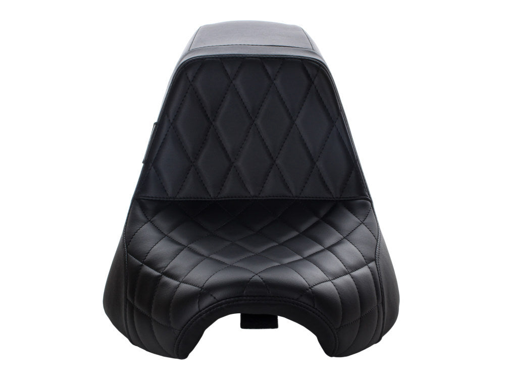 LePera Seats LP-LYB-590DM KickFlip Dual Seat w/Black Diamond Stitch for Breakout 18-Up/Breakout 23-Up