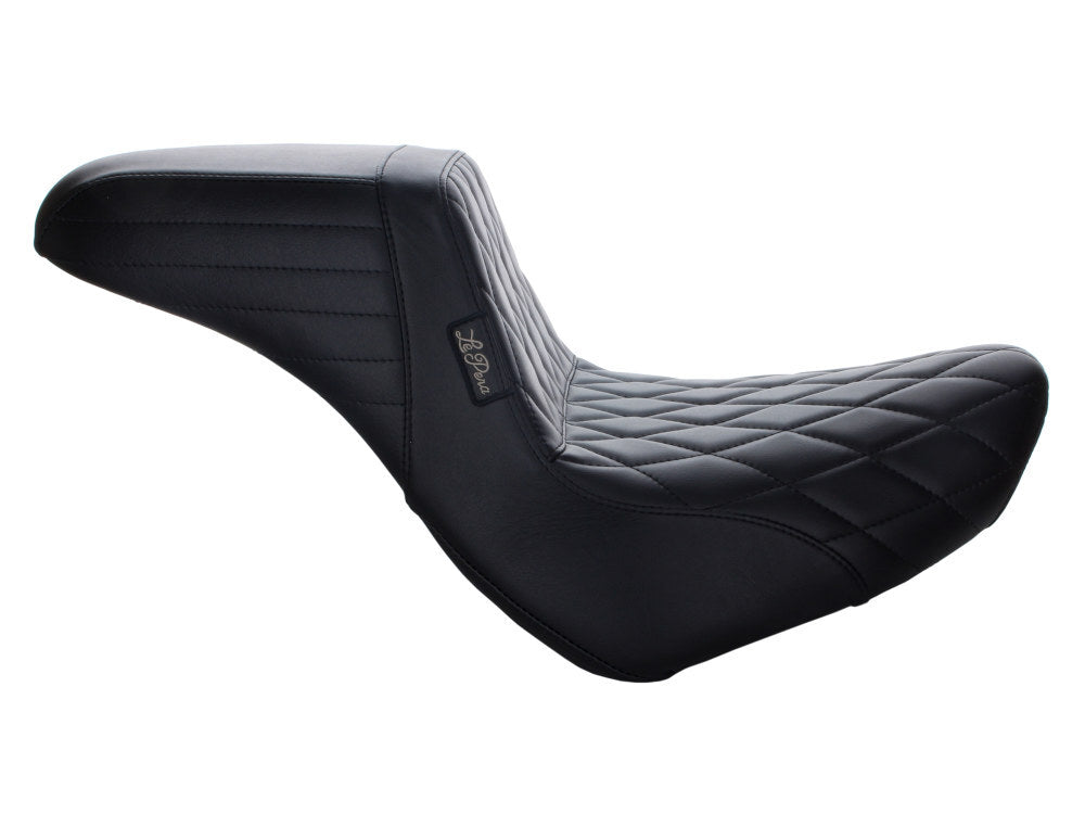 LePera Seats LP-LYB-590DM KickFlip Dual Seat w/Black Diamond Stitch for Breakout 18-Up/Breakout 23-Up