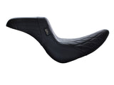 LePera Seats LP-LYO-590DM KickFlip Dual Seat w/Black Diamond Stitch for Fatboy 18-Up/Breakout 23-Up