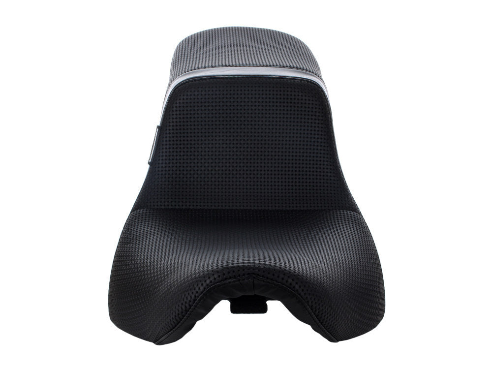 LePera Seats LP-LYR-543BW Daytona Dual Seat w/Basket Weave for Sport Glide/Low Rider 18-Up/Low Rider S 20-Up