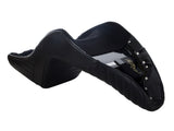 LePera Seats LP-LYR-590PT KickFlip Dual Seat w/Pleated Stitch for Sport Glide/Low Rider 18-Up/Low Rider S 20-Up