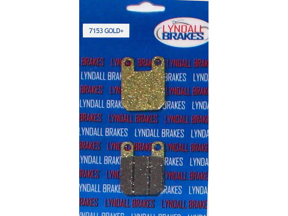 Lyndall Racing Brakes LRB-7153-G Gold-Plus Brake Pads for Performance Machine 125X4SL & 125X45 Calipers