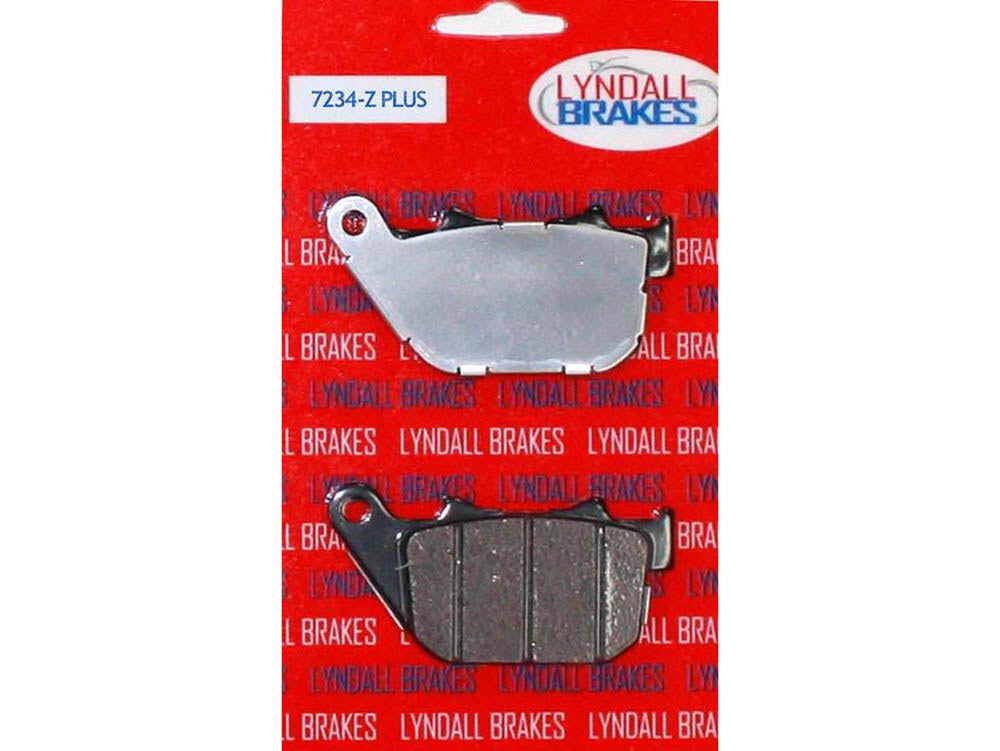 Lyndall Racing Brakes LRB-7234-Z Z-Plus Brake Pads for Rear on Sportster 04-13