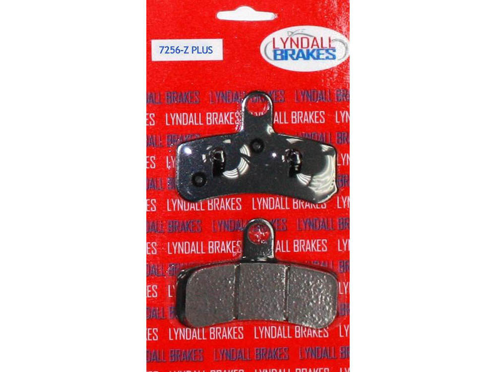 Lyndall Racing Brakes LRB-7256-Z Z-Plus Brake Pads for Front on Softail 08-14/Dyna 08-17