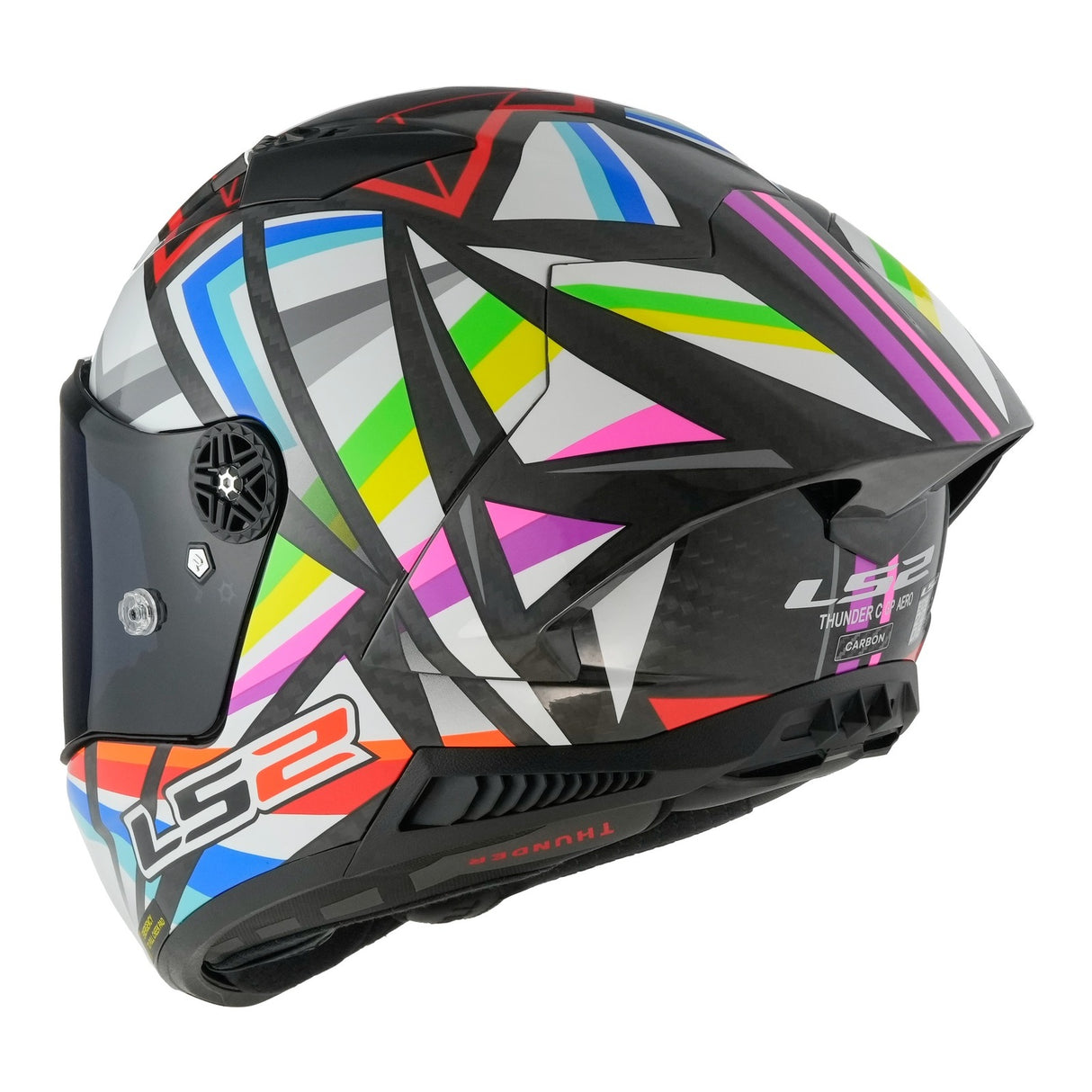 LS2 FF805 Thunder Carbon GP Aero Flash Black Helmet