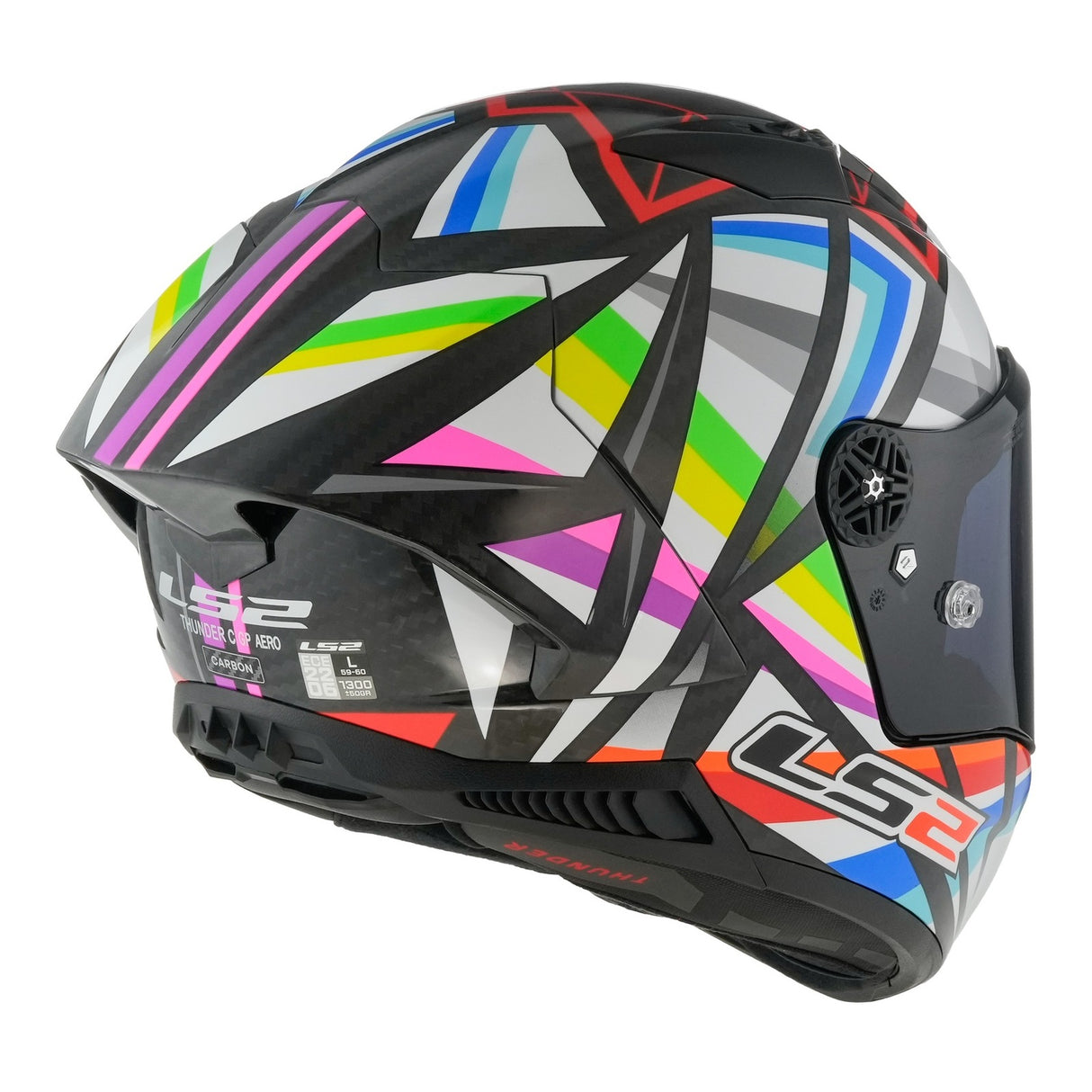 LS2 FF805 Thunder Carbon GP Aero Flash Black Helmet