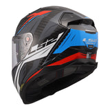 LS2 FF811 Vector II Carbon Savage White/Blue/Red Helmet
