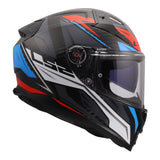 LS2 FF811 Vector II Carbon Savage White/Blue/Red Helmet