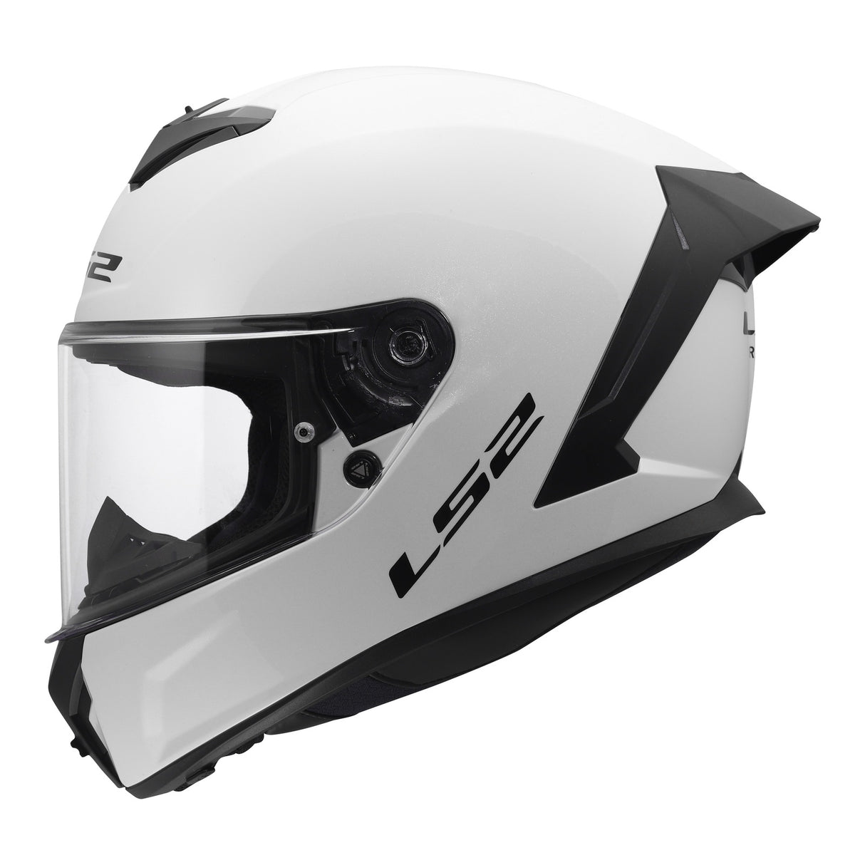 LS2 FF820 Rapid III Solid Gloss White Helmet