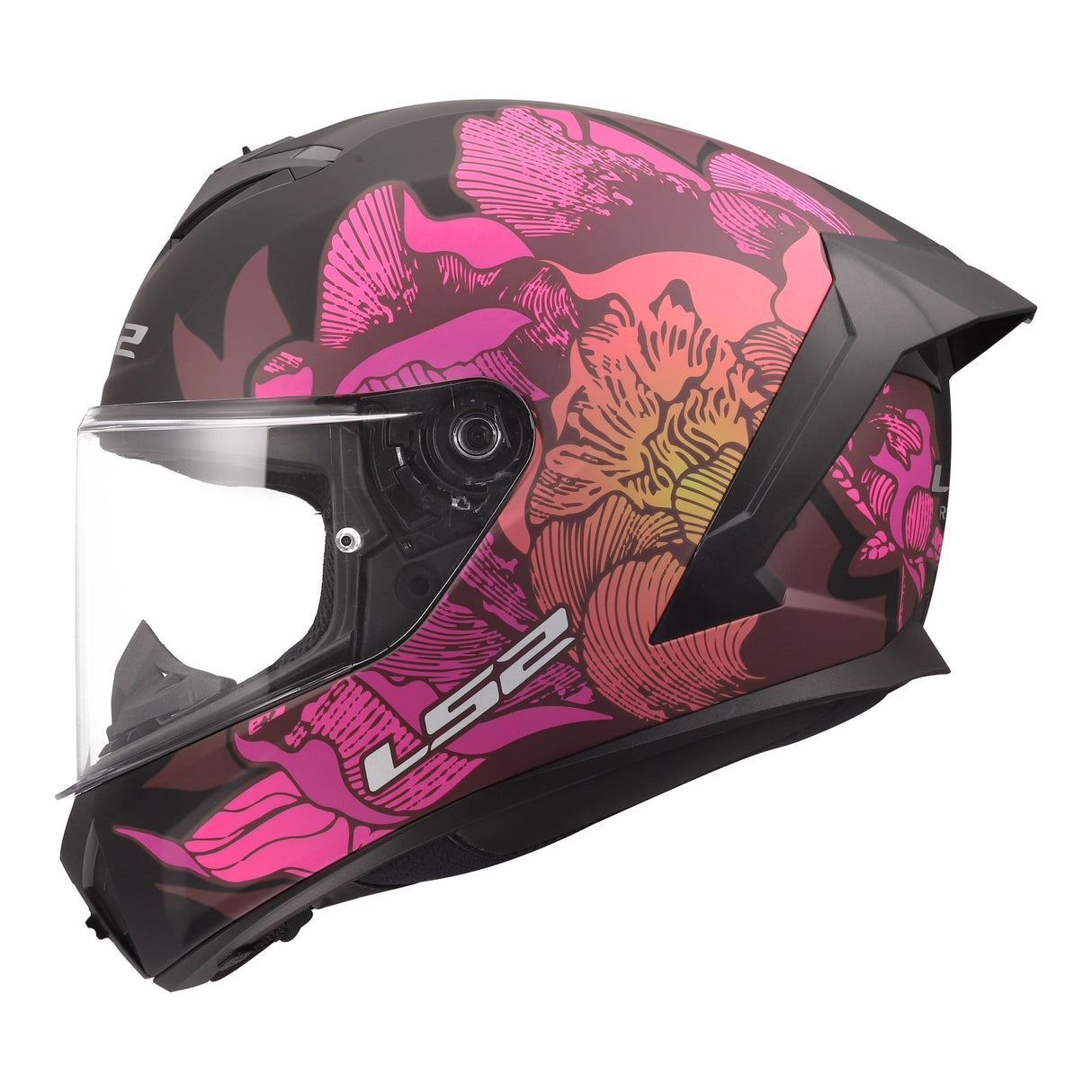 LS2 FF820 Rapid III Poppies II Black/Pink Helmet