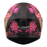 LS2 FF820 Rapid III Poppies II Black/Pink Helmet