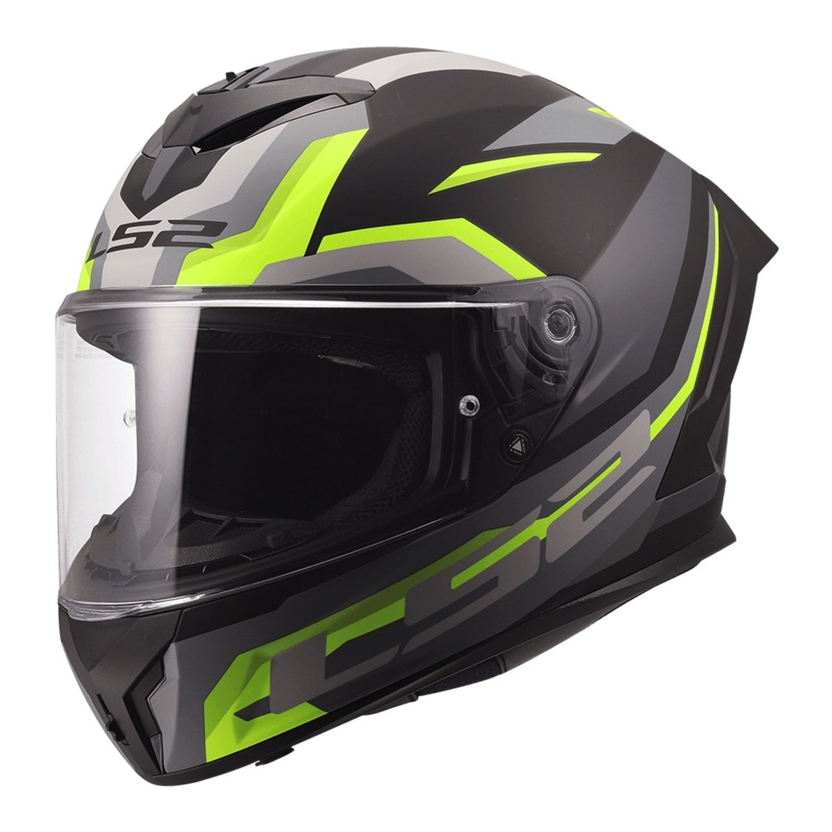 LS2 FF820 Rapid III Hyper Black/Hi-Vis Yellow Helmet