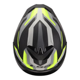LS2 FF820 Rapid III Hyper Black/Hi-Vis Yellow Helmet