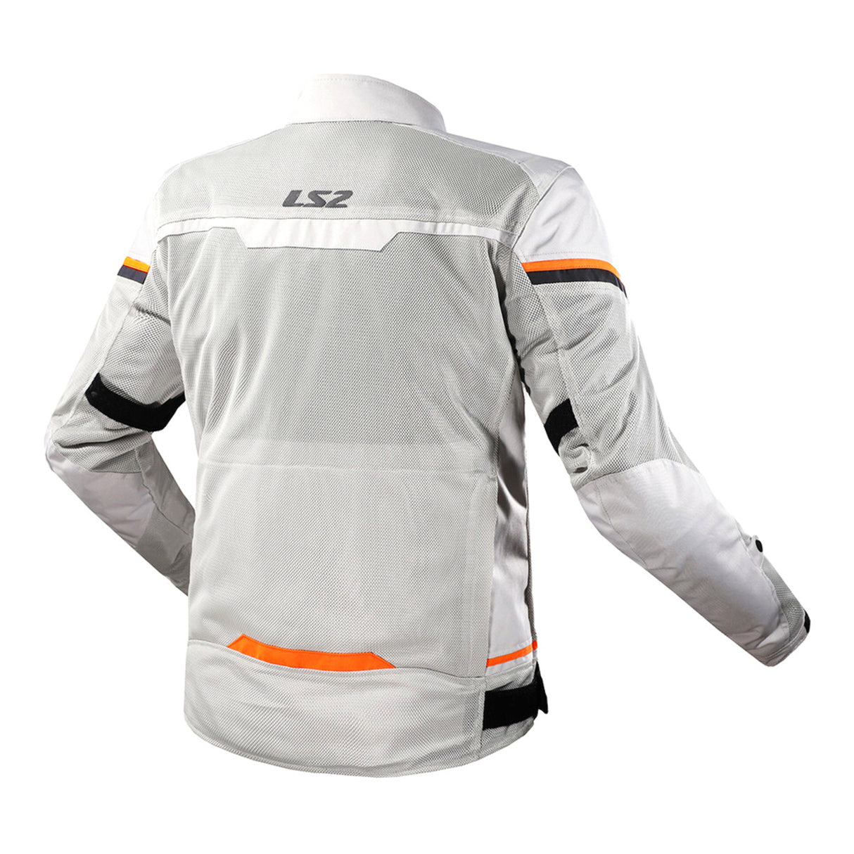 LS2 Riva Light Grey/Hi-Vis Orange Jacket