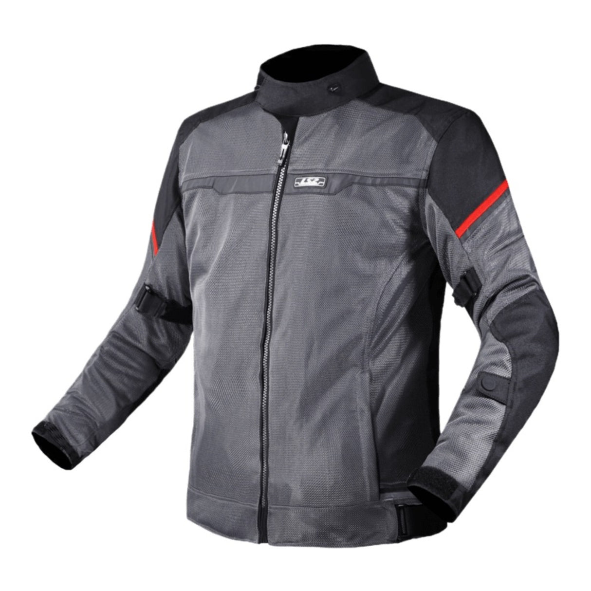 LS2 Riva Black/Dark Grey/Red Jacket