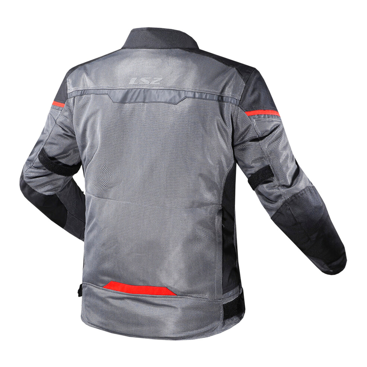 LS2 Riva Black/Dark Grey/Red Jacket
