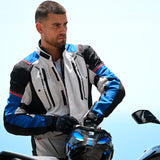 LS2 Narvik Grey/Black/Hi-Vis Yellow Textile Jacket