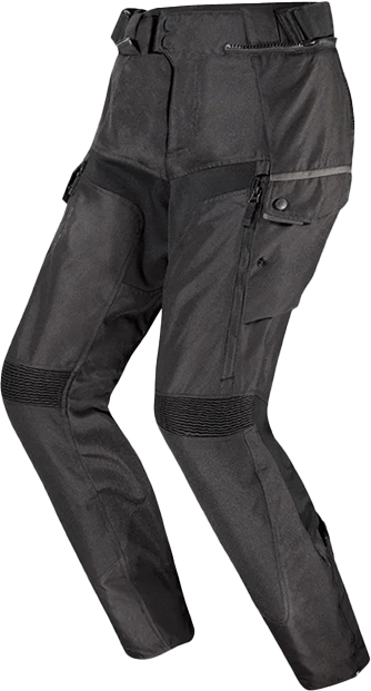 LS2 Travel Black/Dark Grey Textile Pants