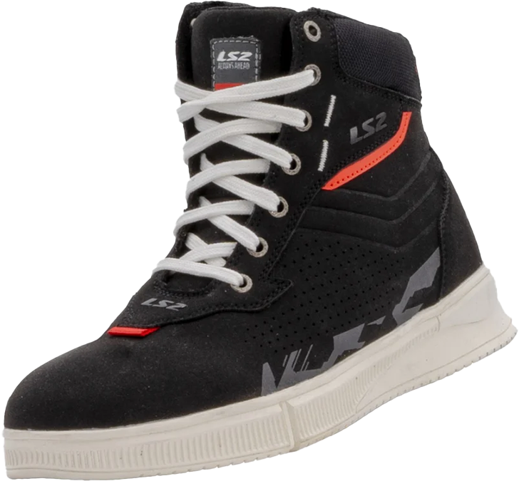 LS2 Chrome Black Boots