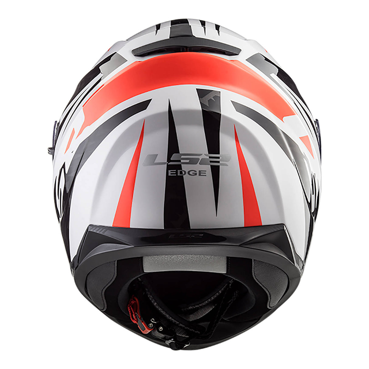 LS2 FF320 Stream Commander White/Black/Red Helmet