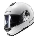 LS2 FF325 Strobe Flip Front White Helmet