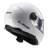 LS2 FF325 Strobe Flip Front White Helmet