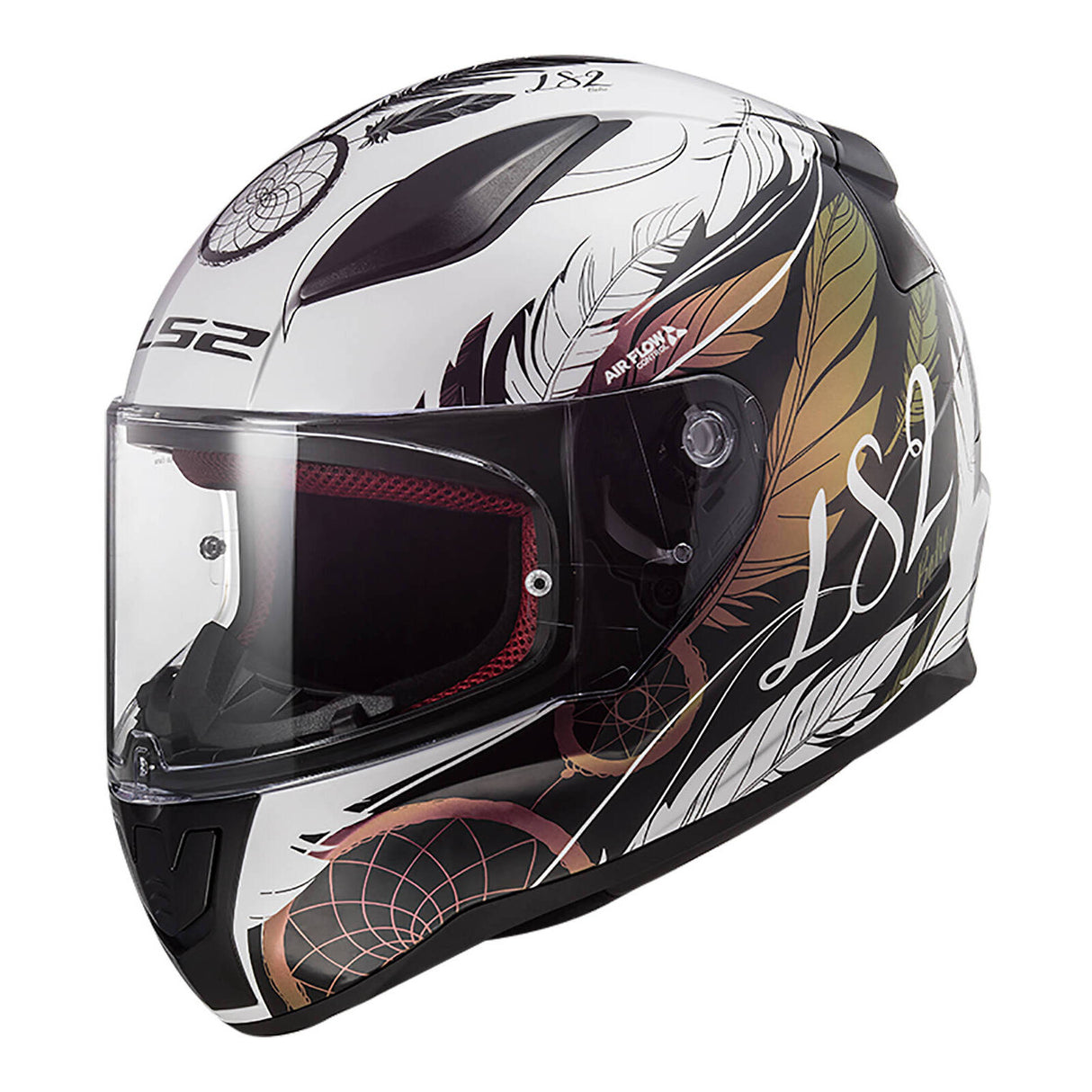 LS2 FF353 Rapid II Boho White/Black/Pink Helmet