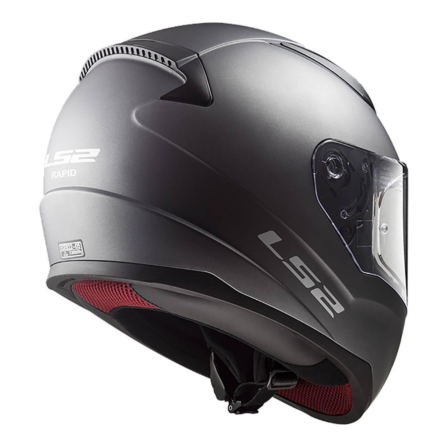 LS2 FF353 Rapid II Matte Titanium Helmet – EasyR