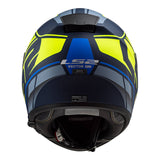 LS2 FF397 Vector Evo Kripton Matte Blue/Hi-Vis Yellow Helmet