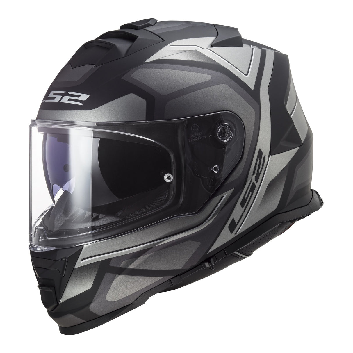 LS2 FF800 Storm II Faster Matte Titanium Helmet