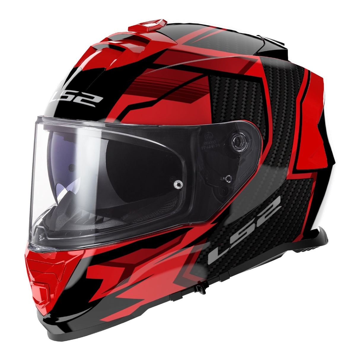 LS2 FF800 Storm II Tracker Black/Red Helmet