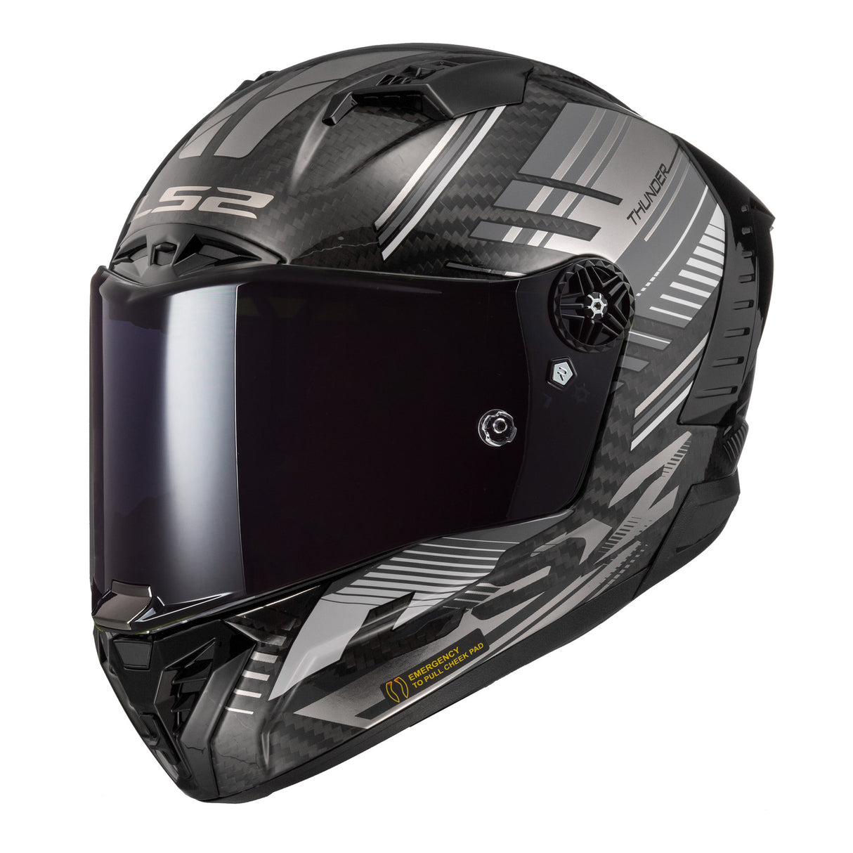 LS2 FF805 Thunder Carbon Volt Black/Grey Helmet