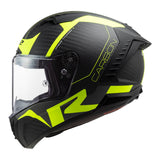 LS2 FF805C Thunder Carbon RC1 6K Matte Carbon/Hi-Vis Yellow Helmet