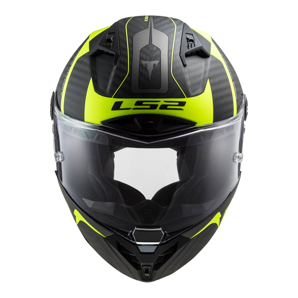 LS2 FF805C Thunder Carbon RC1 6K Matte Carbon/Hi-Vis Yellow Helmet