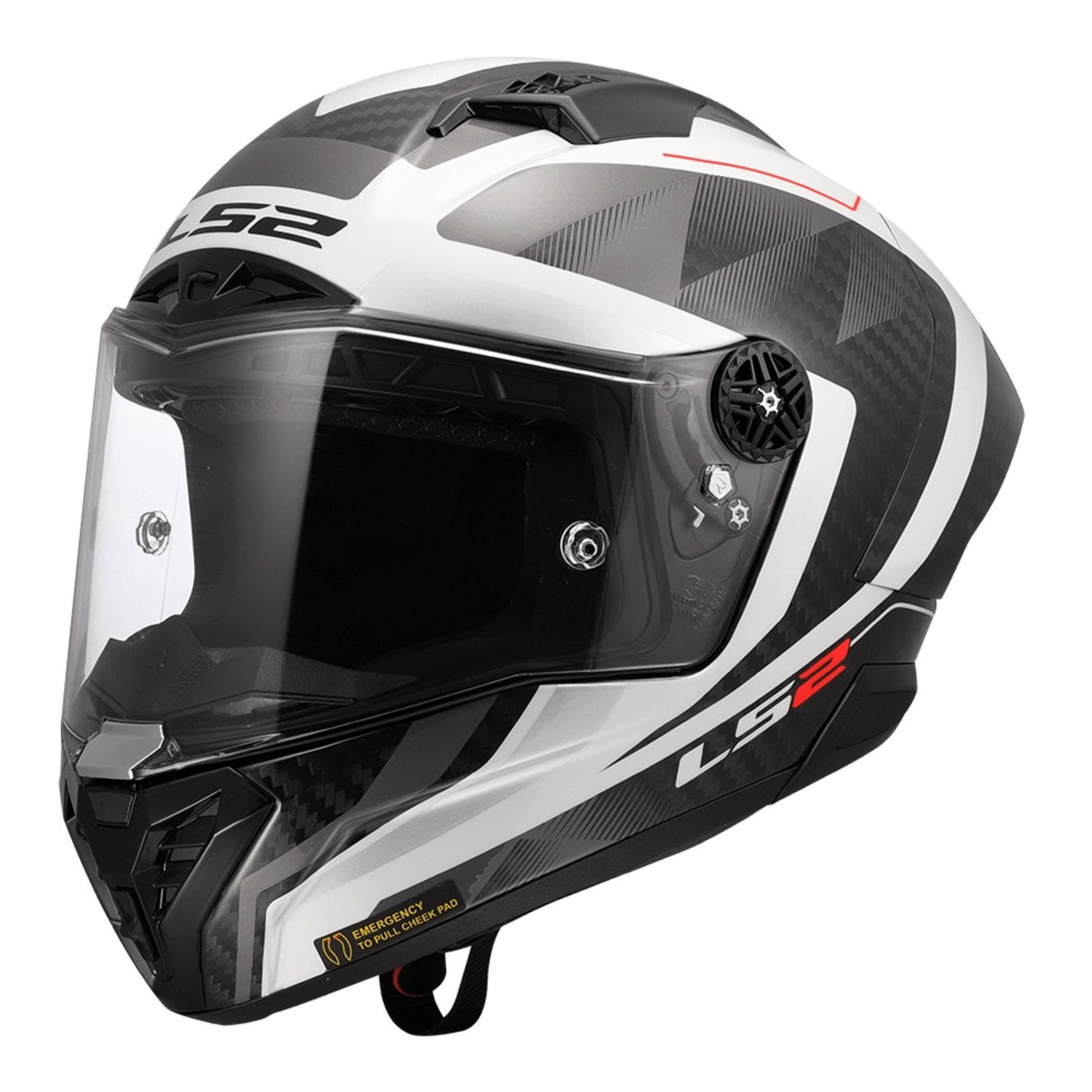 LS2 FF805 Thunder GP Aero Raute White/Grey Helmet