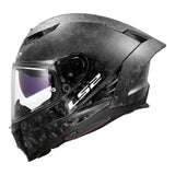 LS2 FF807 Dragon Forged Gloss Carbon Helmet