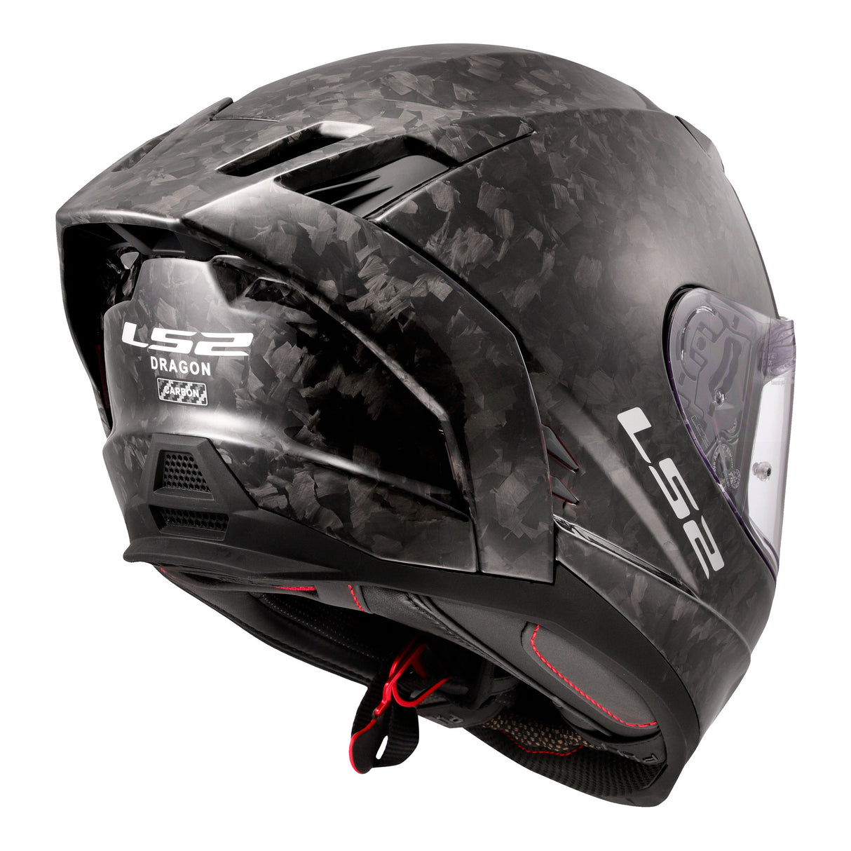 LS2 FF807 Dragon Forged Gloss Carbon Helmet