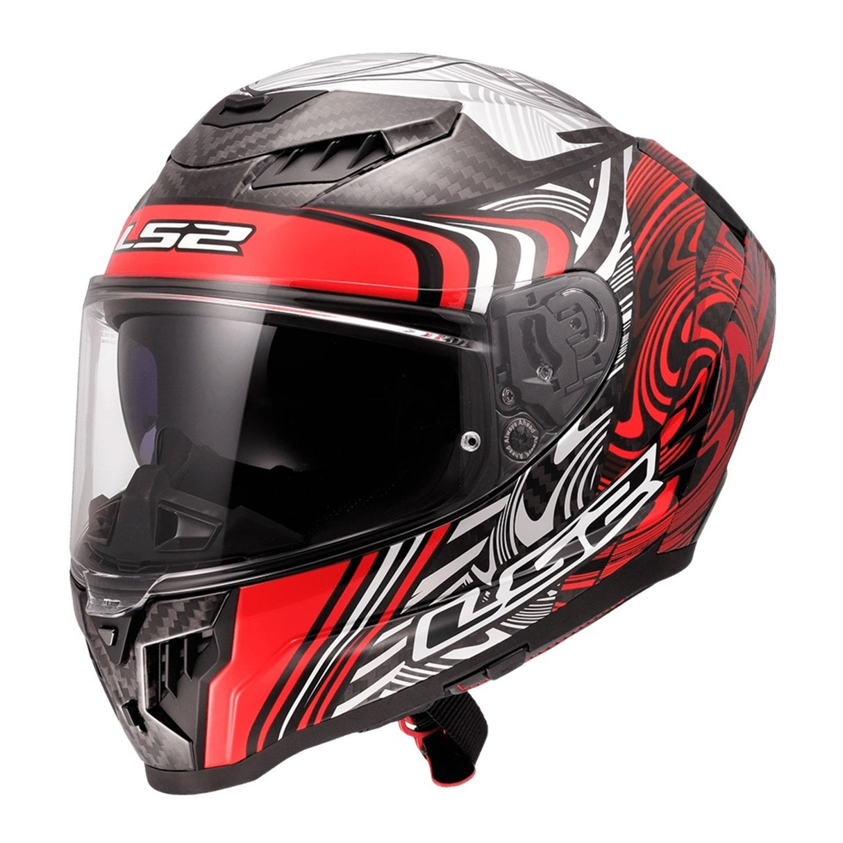 LS2 FF807 Dragon Enthum Black/Red Helmet