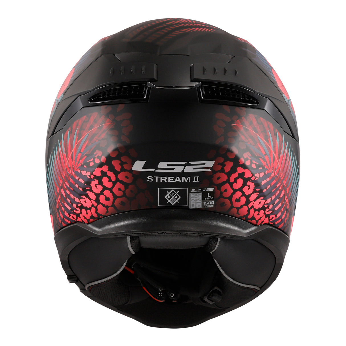 LS2 FF808 Stream II Jungle Matte Black/Pink/Blue Helmet